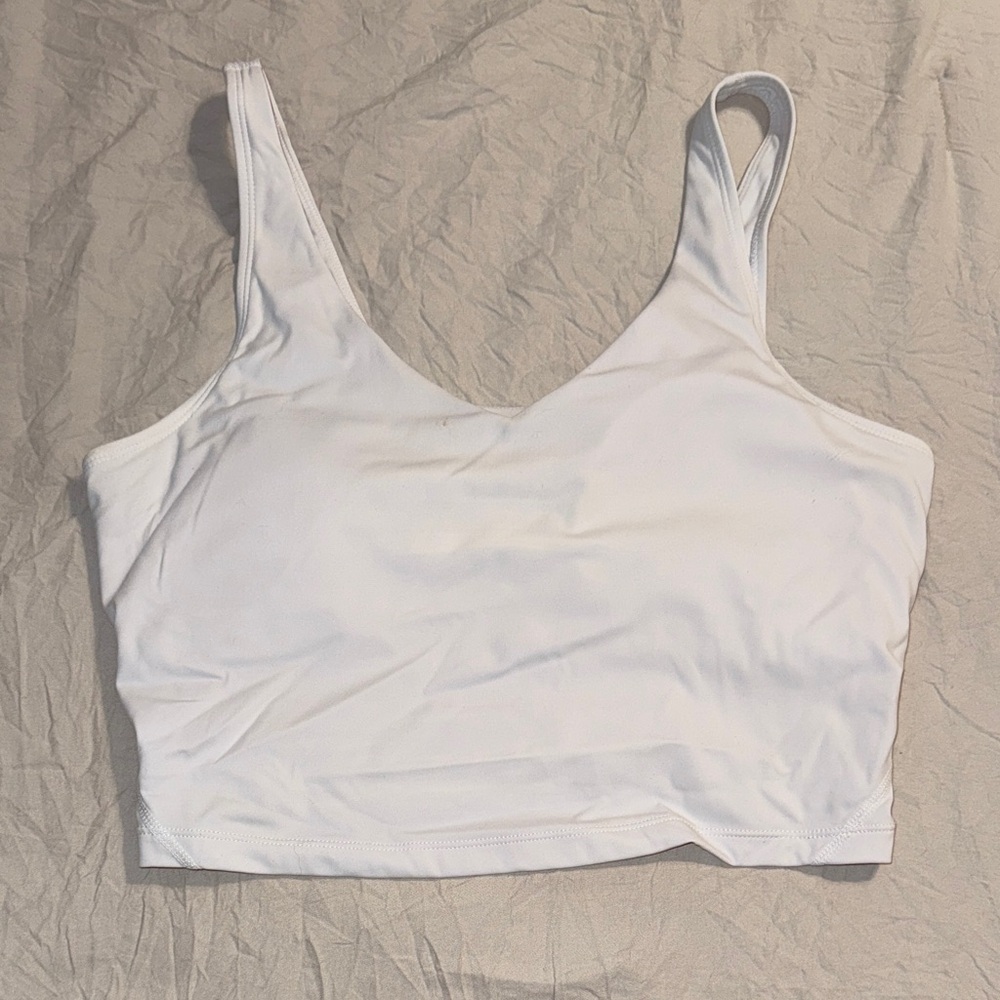 Amazon White Crop Top